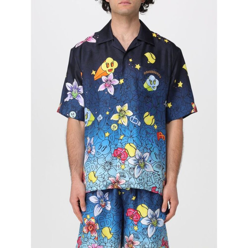 Casablanca Shirt Men Blue